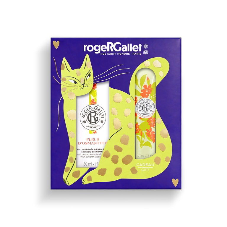 Fleur d'Osmanthus Χριστουγεννιάτικο set eau parfumée bienfaisante + αναζωογονητική κρέμα χεριών