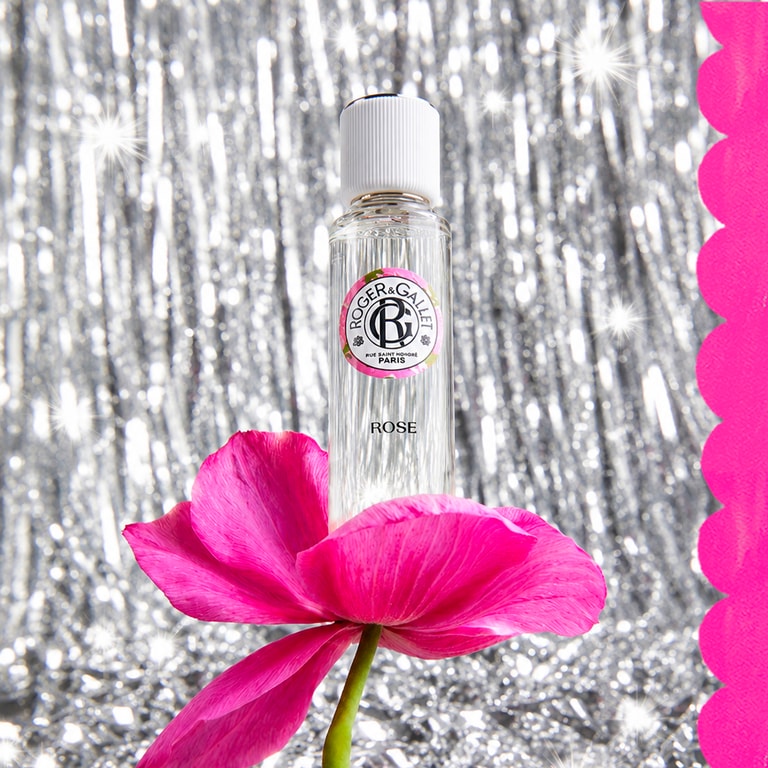 Rose Χριστουγεννιάτικο set eau parfumée bienfaisante + αρωματικό σαπούνι