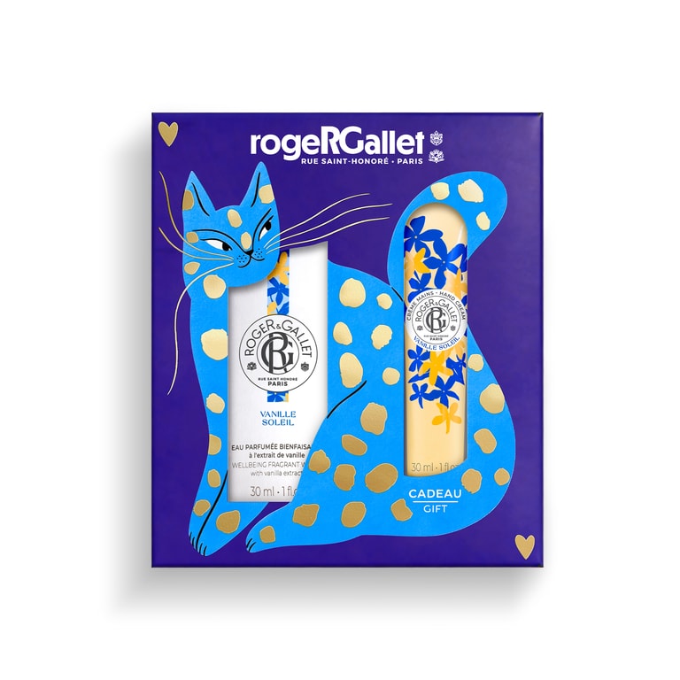 Vanille Soleil Χριστουγεννιάτικο set eau parfumée bienfaisante + αναζωογονητική κρέμα χεριών